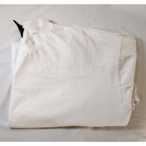 Top To Bottom Basic White Tee 2XL